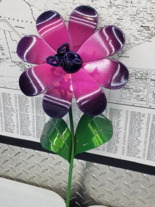 Show details for 22-Short Neon Night Daisy Picture of 22-Short Neon Night Daisy