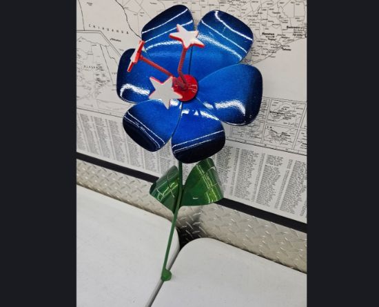 Picture of 22-Short Poppy  Patriotic Midnight Poppy