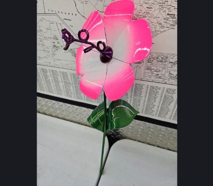 Picture of Val-26 Featured Item - Poppy Pink Awesome Purple Center