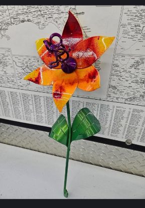 Picture of 22-Short PM Awesome Purple Zoombie Center Yellow Red Jaw Breaker