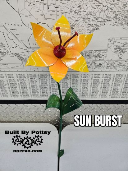 Picture of 22-Short PM Poinsettia Sun Burst