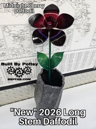 Picture of Midnight Cherry Daffodil Long Stem